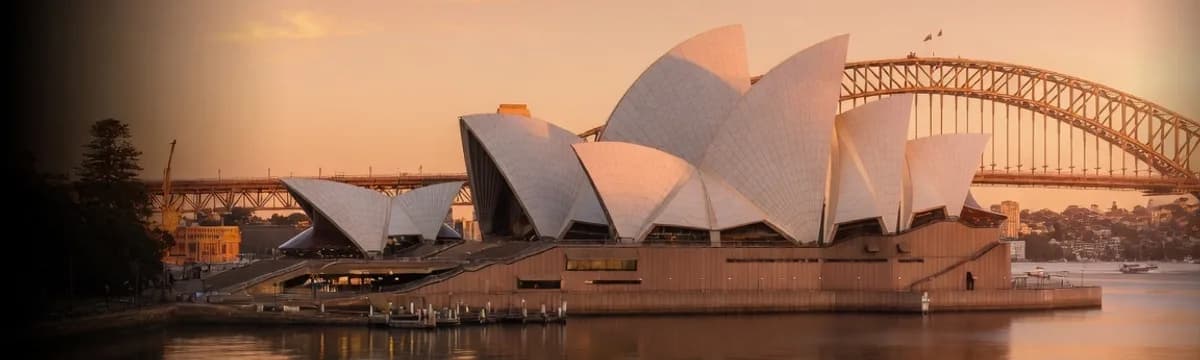 Sydney Opera House on the harbour